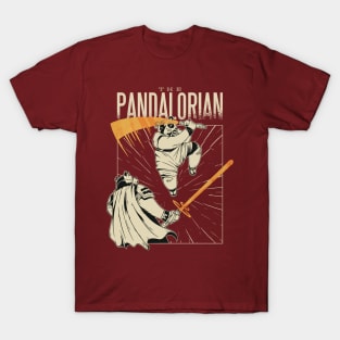 Panda Swordsman Parody T-shirt T-Shirt